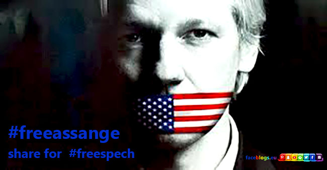 free assange for free spech 