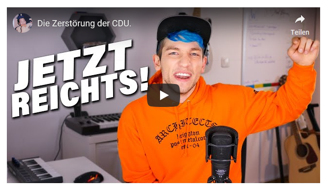 rezo video die zerstörung der cdu 